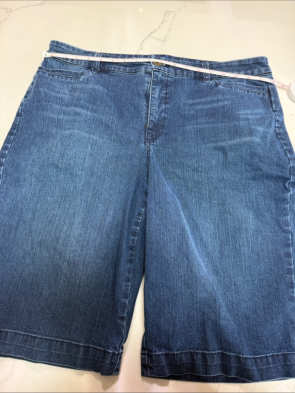 Bandolino Blue Denim Bermuda Shorts